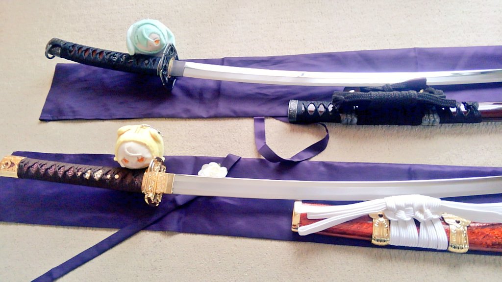 膝丸 髭切 模造刀 金属刀身】膝丸 模造刀 武具 釣り上げ 日本刀