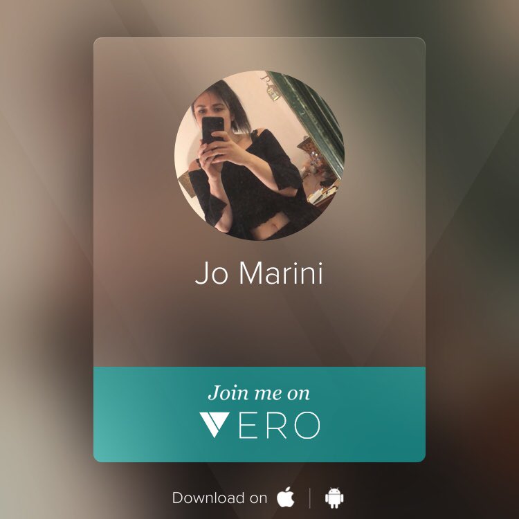 Vero seems to be gaining serious momentum now... add me if you’re on there too 😊
get.vero.co/vero