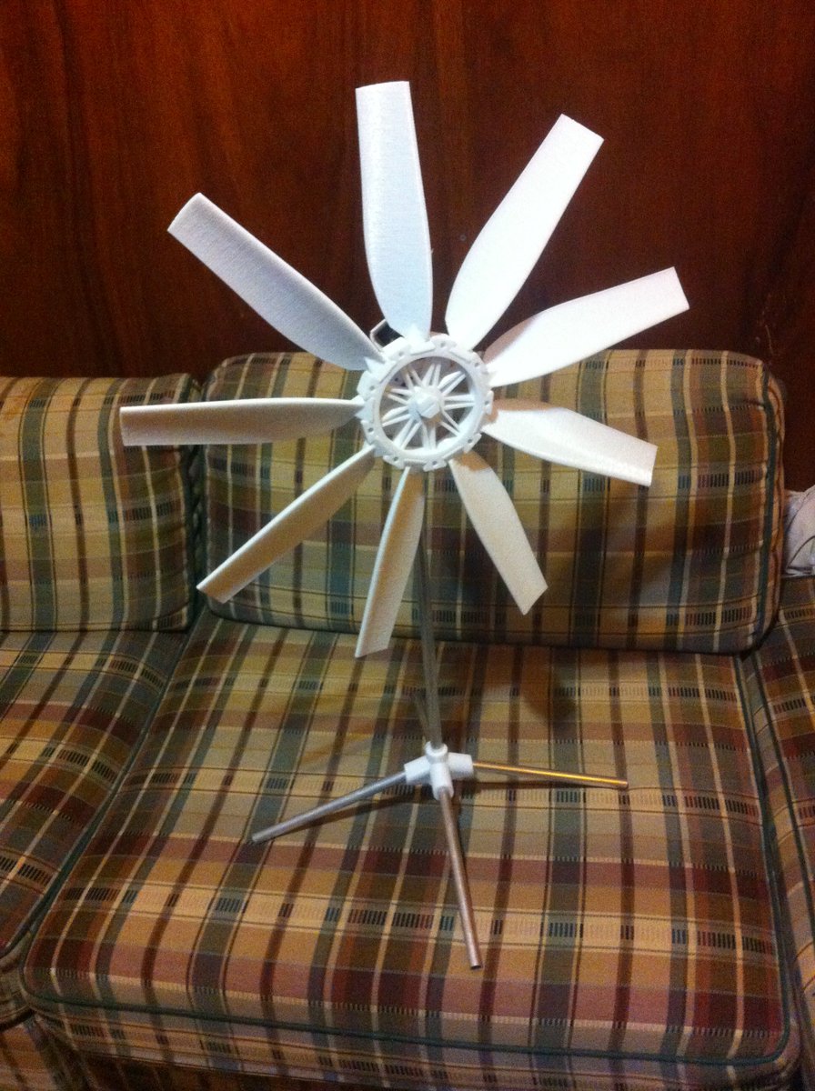 JediJeremy's tweet photo. Woo-Hoo! My package arrived in China (just in the nick of time 😌) so my latest portable Wind Turbine design will be on display at the @Polymaker_3D stand at @thetctgroup TCT show in Shanghai tomorrow.

Come check it out! Big thanks to Polymaker for helping with this project! https://t.co/MMLKmyGKtD