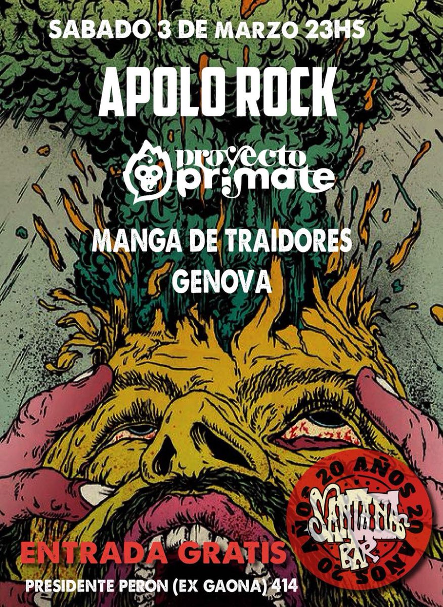 Este sábado gratis en <a href="/SantanaBarOK/">Santana Bar</a>