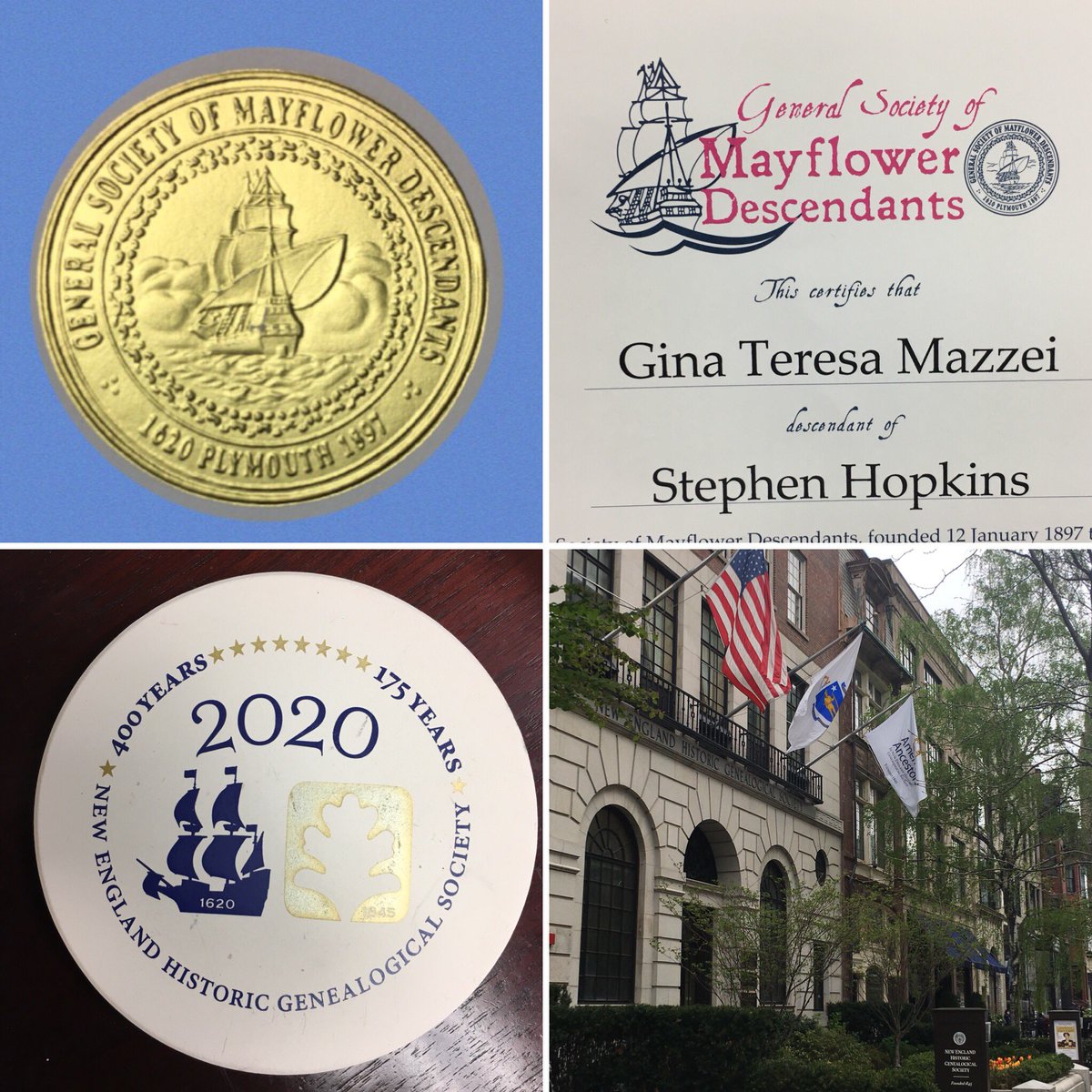 anderhubg's tweet photo. Thanks to #nehgs research services team, I wouldn’t be whom I am today without your support services, extensive research, teamwork and dedication to your members! So excited for Pilgrim Heritage Tours 2020 around the corner!! https://t.co/lVPVwWZ3B6