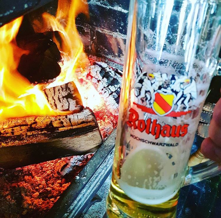 Thanks to <a href="/johnboychef/">john tomlinson</a> fo this picture #winter #pub #fire #rothaus