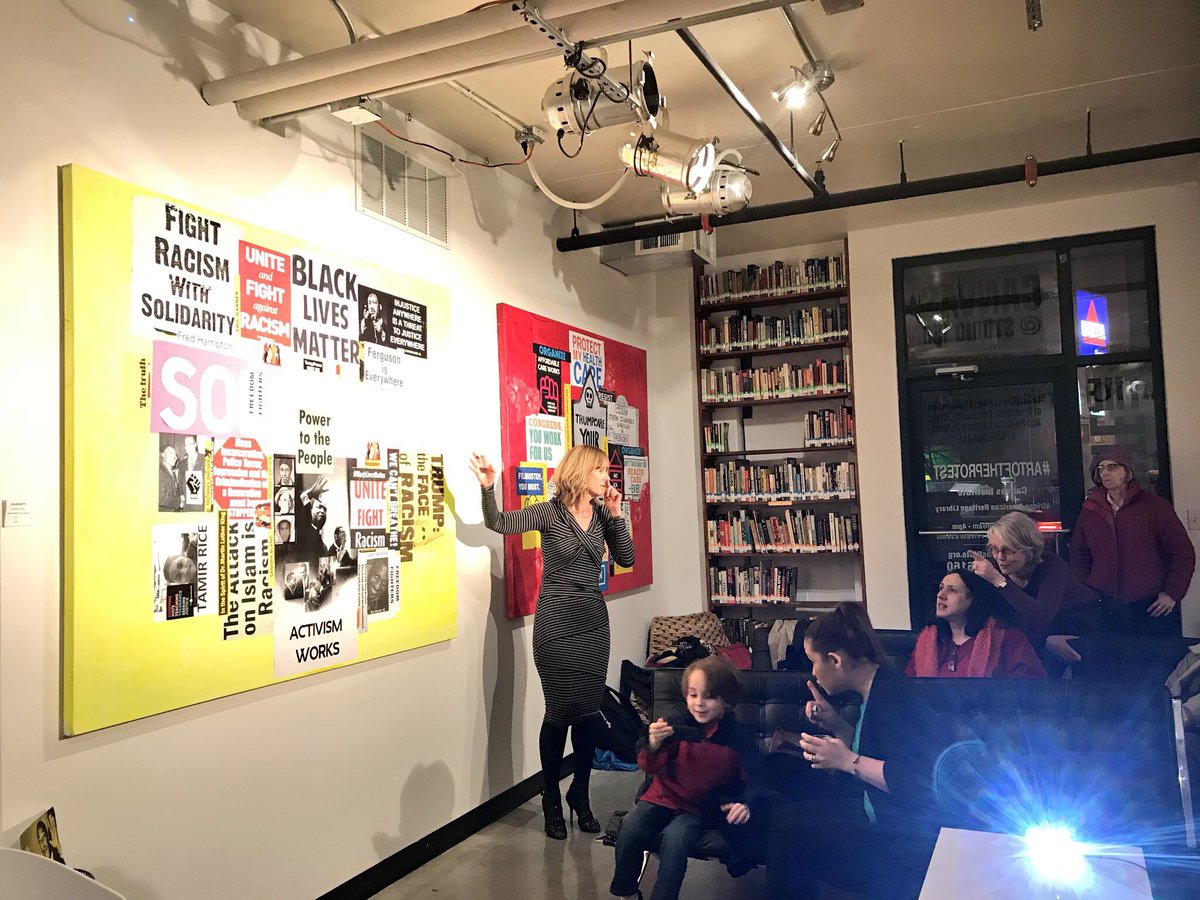 SilverArtSI's tweet photo. Thank you to all of our followers and those that contributed to this exhibit. We are sad to see it close, but are glad it sparked interest in the community. #BlackLivesMatter #NoBanNoWall #SaveACA #ArtoftheProtest https://t.co/sExEKKjJgd