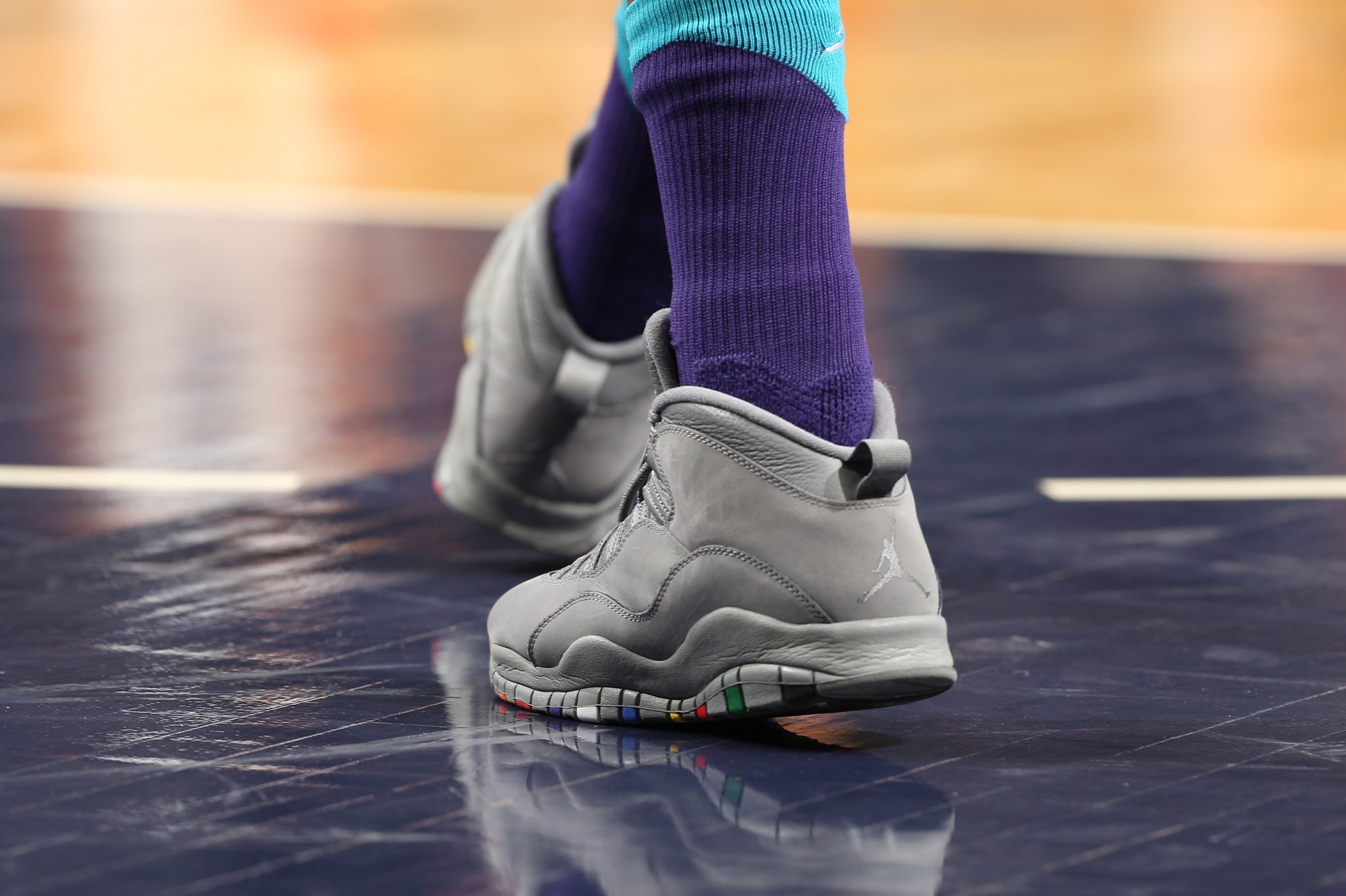 B/R Kicks on X: Air Jordan 10 “Cool Grey” @KembaWalker #BuzzCity