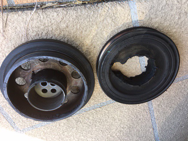 CertifiedAutoGC's tweet photo. #BMW #X3 not feeling the love today.... Standard failure of the harmonic balancer, common once they get up in the kms. https://t.co/6QcM3Qad7C