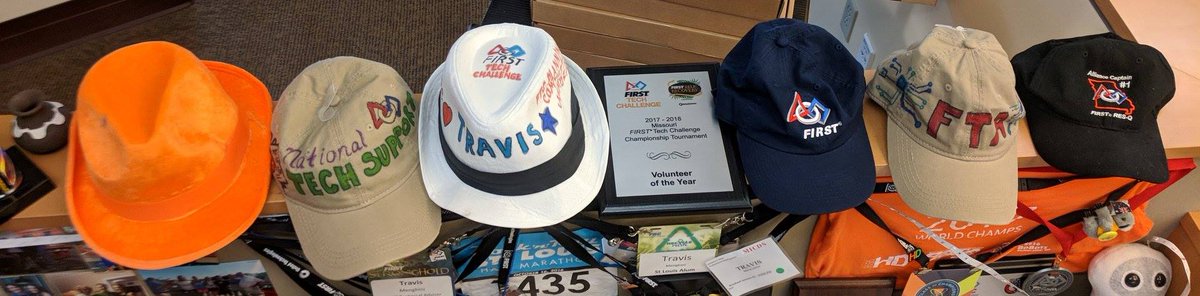 FTCMO's tweet photo. FIRST Tech Challenge - Missouri Volunteer of the Year - @MenghiniTravis! Recognized for the many hats he wears - alumni, coach, committee member, etc. https://t.co/OBcAfY5uIs