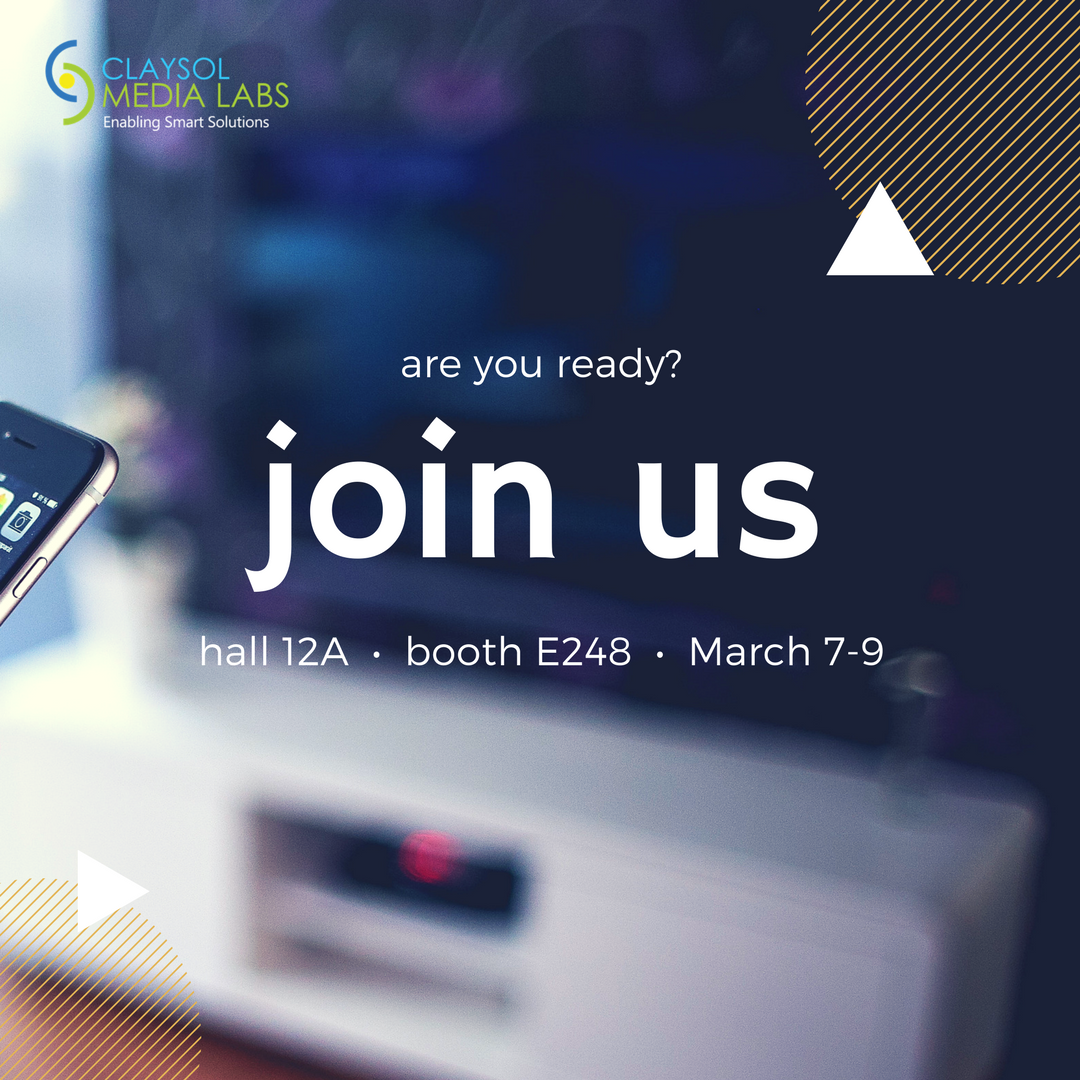 ClaysolMedia's tweet photo. Discover the possibilities of experiencing the unparalleled video viewing and streaming approach with the all new #YURECA. Be there to know more, Hall 12A Booth E-248, convergence India 2018.  #OTTtvsolutions #tech #digitaltransformation #WednesdayWisdom
https://t.co/iTQGbsiuu3 https://t.co/WbLll9qX9r