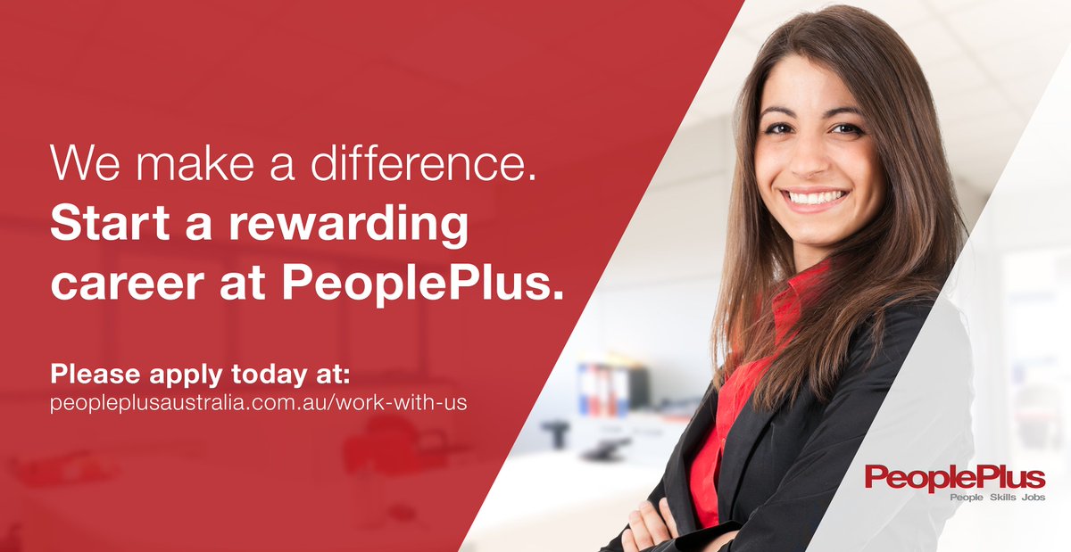 PeoplePlusAU's tweet photo. We are currently hiring for numerous positions at PeoplePlus Australia. For more information and to apply, visit https://t.co/oITy0ldOQf https://t.co/vU5tVIl3Go