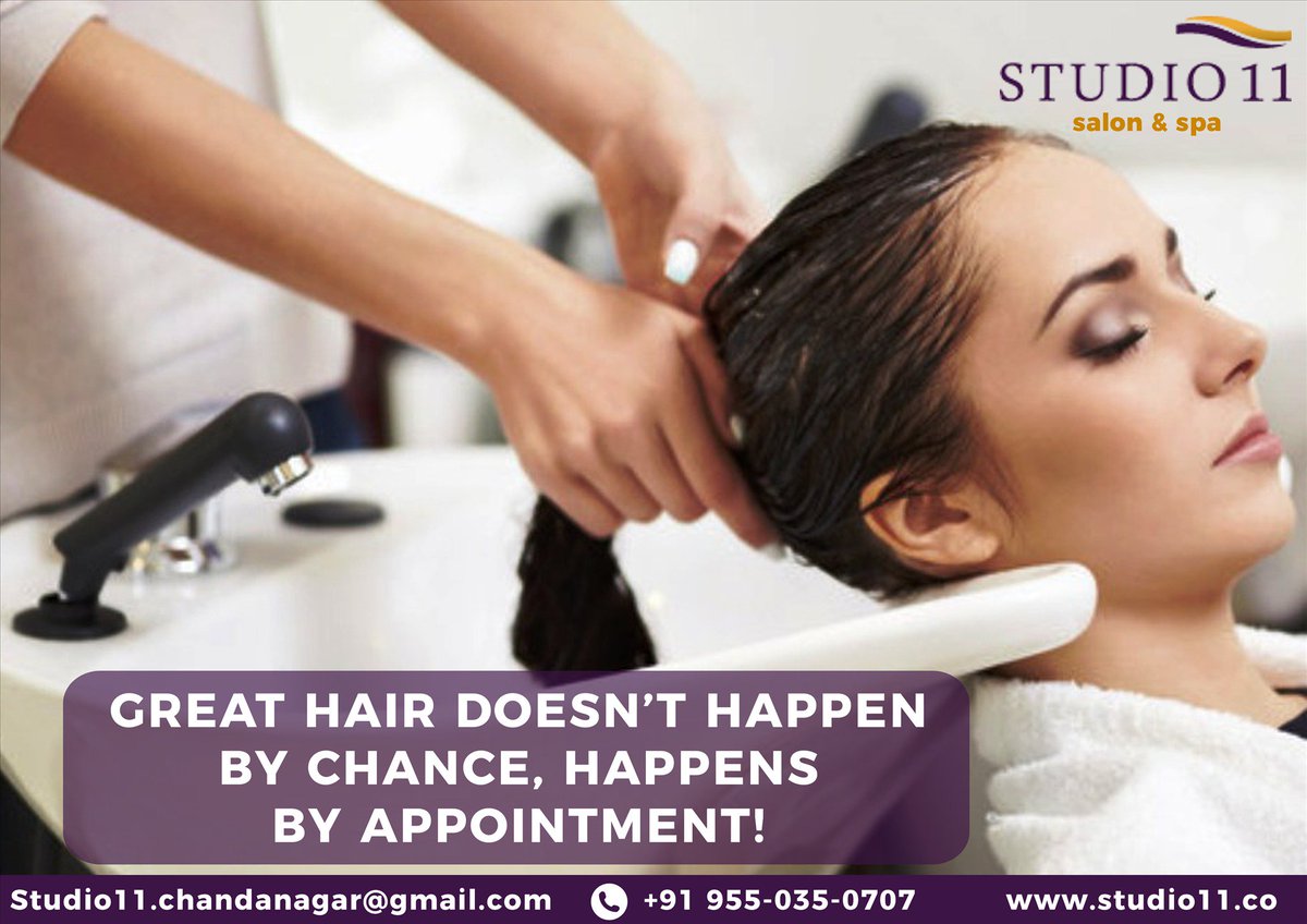 studio11saloon's tweet photo. Great Hair doesn’t happen by chance, Happens by #appointment from @studio11saloon #beauty #services #nails #facial #haircare #skincare #salon #spa . 
Book an appointment: 9550350707 https://t.co/yjwh2gzdSK