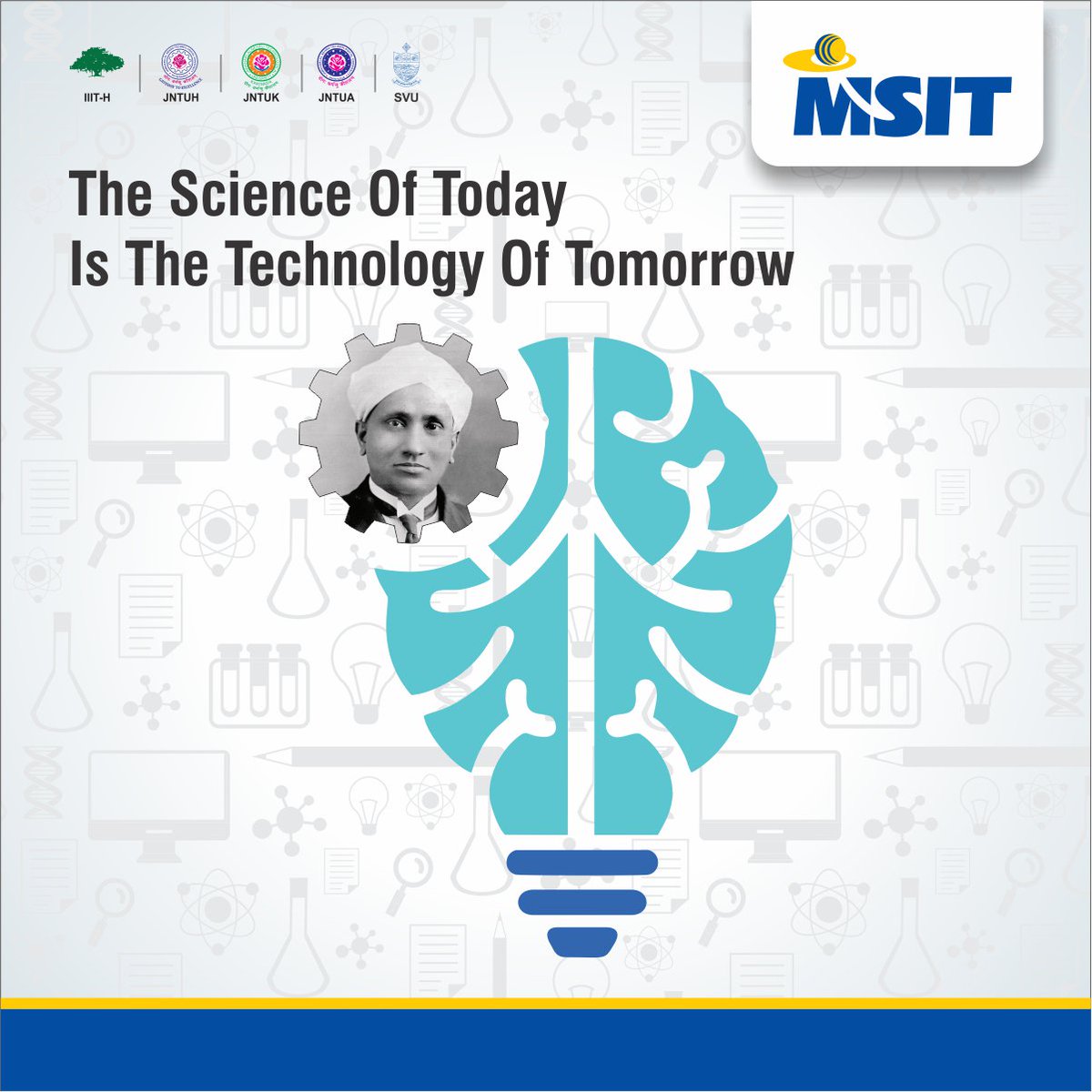 msit_official's tweet photo. Every year is assigned with a theme. For 2018, the theme is “Science and Technology for a sustainable future"
#Nationalscienceday #scienceday #science #Technology #CVRaman #msit #msitprogram #msitprogram2018 #Admissions2018 #JNTU #JNTUK #JNTUA #JNTUH #SVU #IIITH #ComputerNetworks https://t.co/J0kJjF0m2A