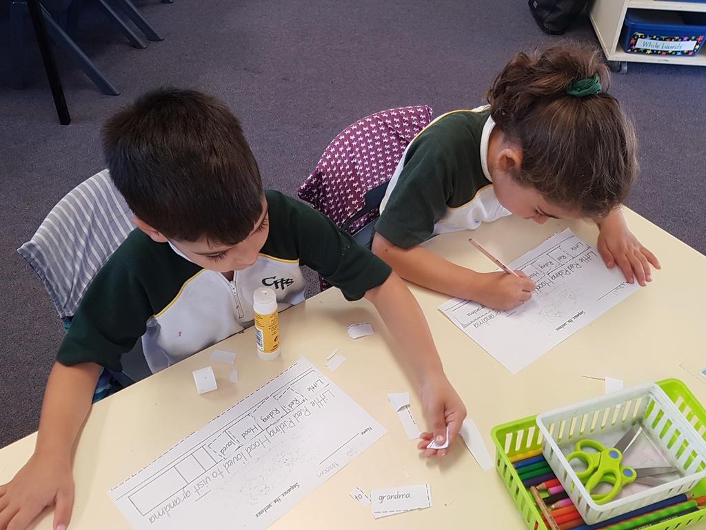 We are learning to put words together to make a sentence that we can read.<a href="/PsCondell/">CondellParkPS</a>