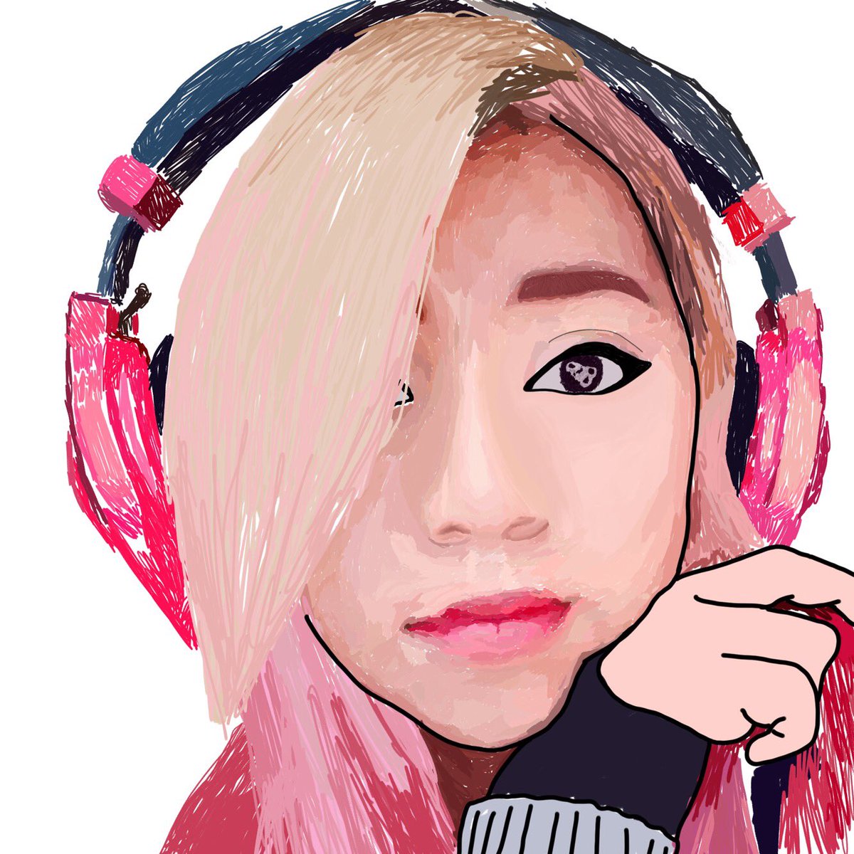 Icefury55art's tweet photo. I decided to paint @den2cypher today, let me know how I did and what I should work on. https://t.co/fxepsCkaFf