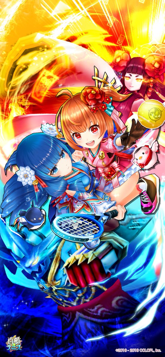 新キャラクターのセツナとトワの登場を記念して、二人の特別待ち受けを