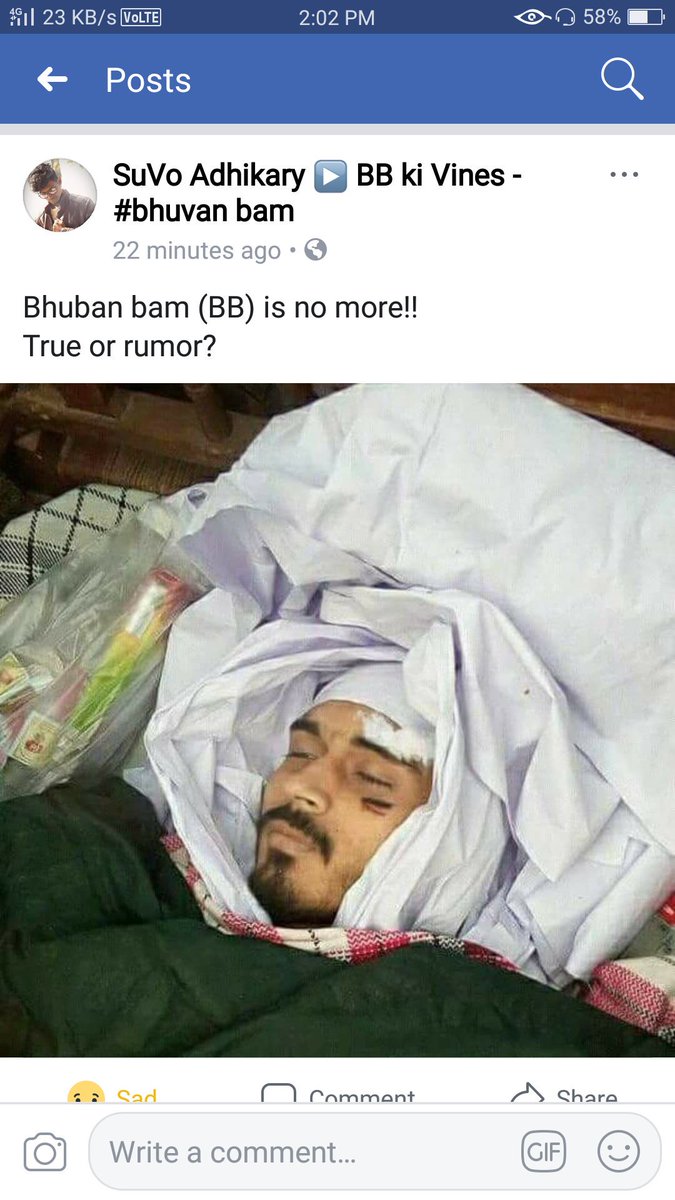 Dekh bhai tere ko jite ji mardala IN logo ne <a href="/Bhuvan_Bam/">Bhuvan Bam</a>