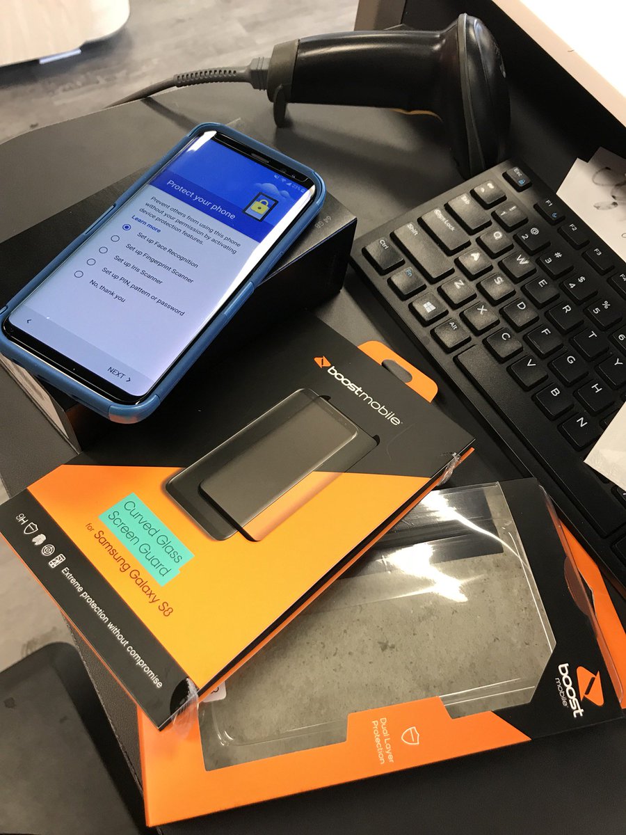 Boost Up! in the HAUZ! w/ Intact case & screen protector. Wouldn't want to drop that bad boy #S8 without some proper protection. @boostmobile #samsungS8 #strongtouch #lastminutedeal