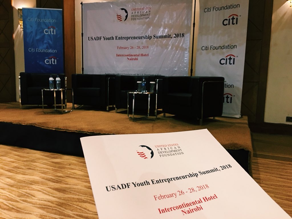 CSI_EA's tweet photo. #ScaleTalksKE might be over, but youth entrepreneurship in East Africa never stops! This morning we’re at the @StateDept and @Citi Foundation organized Youth Entrepreneurship Summit. https://t.co/HGtLXwP9pJ