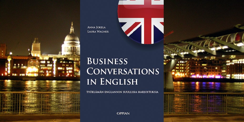 oppianfi's tweet photo. Tarvitsetko englannin kieltä työssäsi? Business Conversations in English -kirja sisältää harjoituksia joiden avulla englannin puhuminen työtilanteissa on helppoa. Harjoituksia saa monistaa opetuskäyttöä varten.
https://t.co/LSjSKq46Er
#kirja #kirjat #oppian #bisnes #amk #englanti https://t.co/kxqFiDHejb