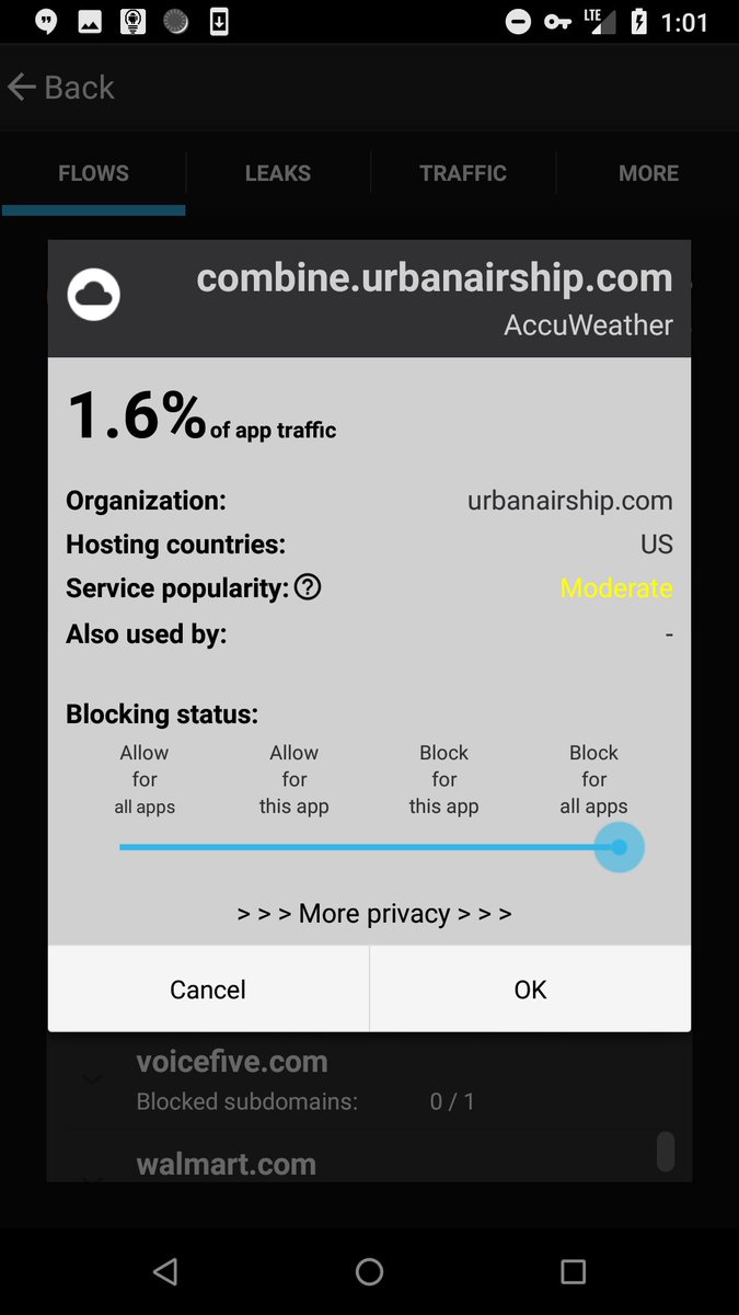 narseo's tweet photo. 80% of #android apps talk to third-party tracking services causing damage to your privacy. The new @lumen_app release allows you to block undesired traffic emanating from your apps! Stay tuned as we will soon release an improved version! https://t.co/AytTZ3d71U Feedback welcome! https://t.co/RgCpaG1Fu0