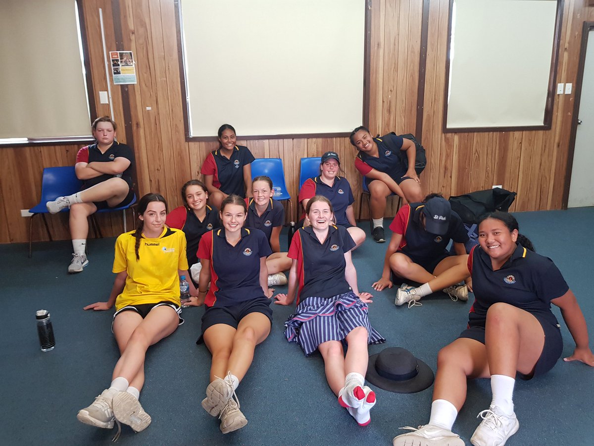 msboula88's tweet photo. #Teamteaching for practical lessons is great fun! We had @SPC_StPats Year11 #SLR &amp; Year9 #PASS play some #FMS fundamental movement skills games together! https://t.co/iOHQlOqG3z