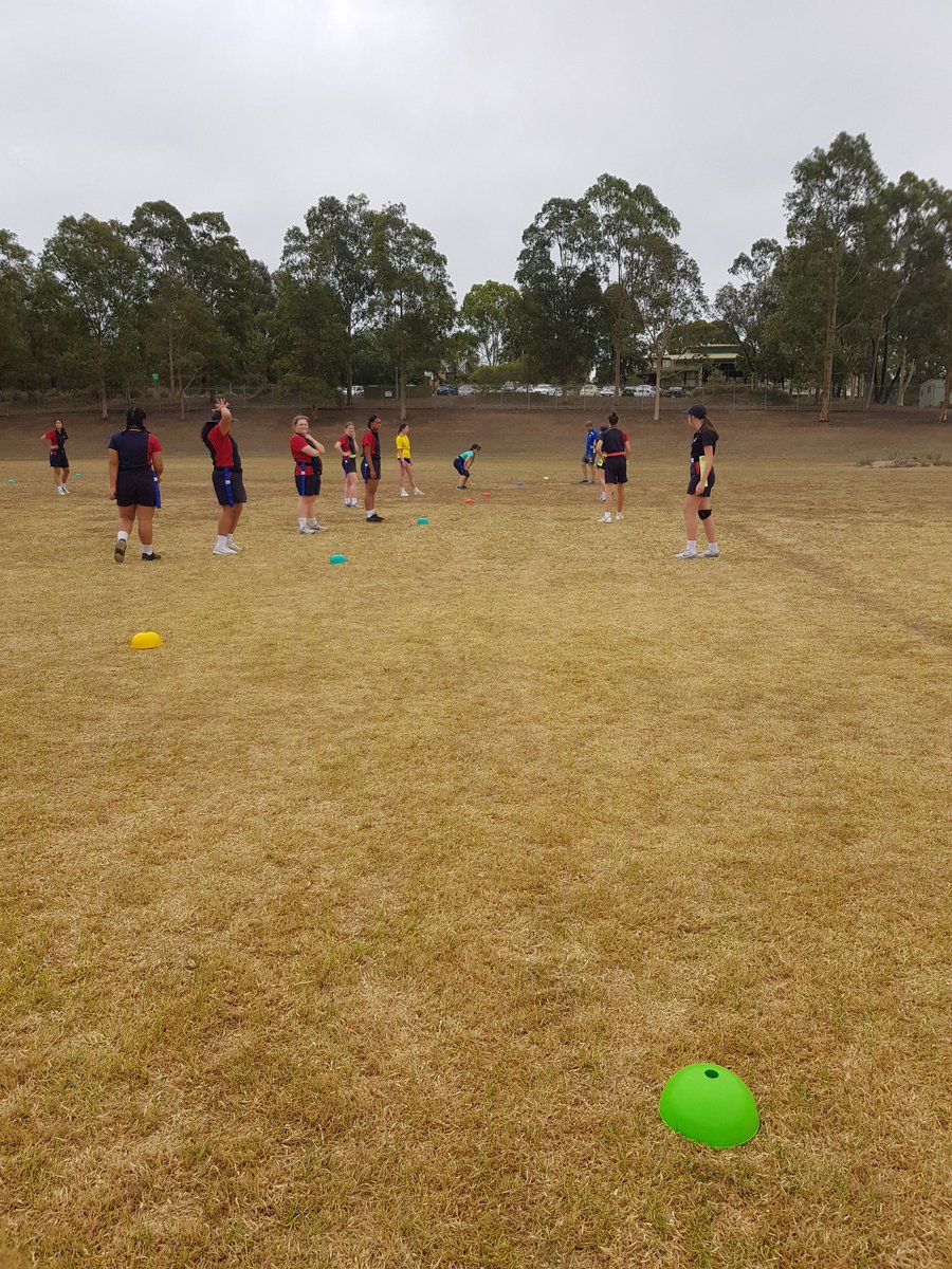 msboula88's tweet photo. #Teamteaching for practical lessons is great fun! We had @SPC_StPats Year11 #SLR &amp; Year9 #PASS play some #FMS fundamental movement skills games together! https://t.co/iOHQlOqG3z