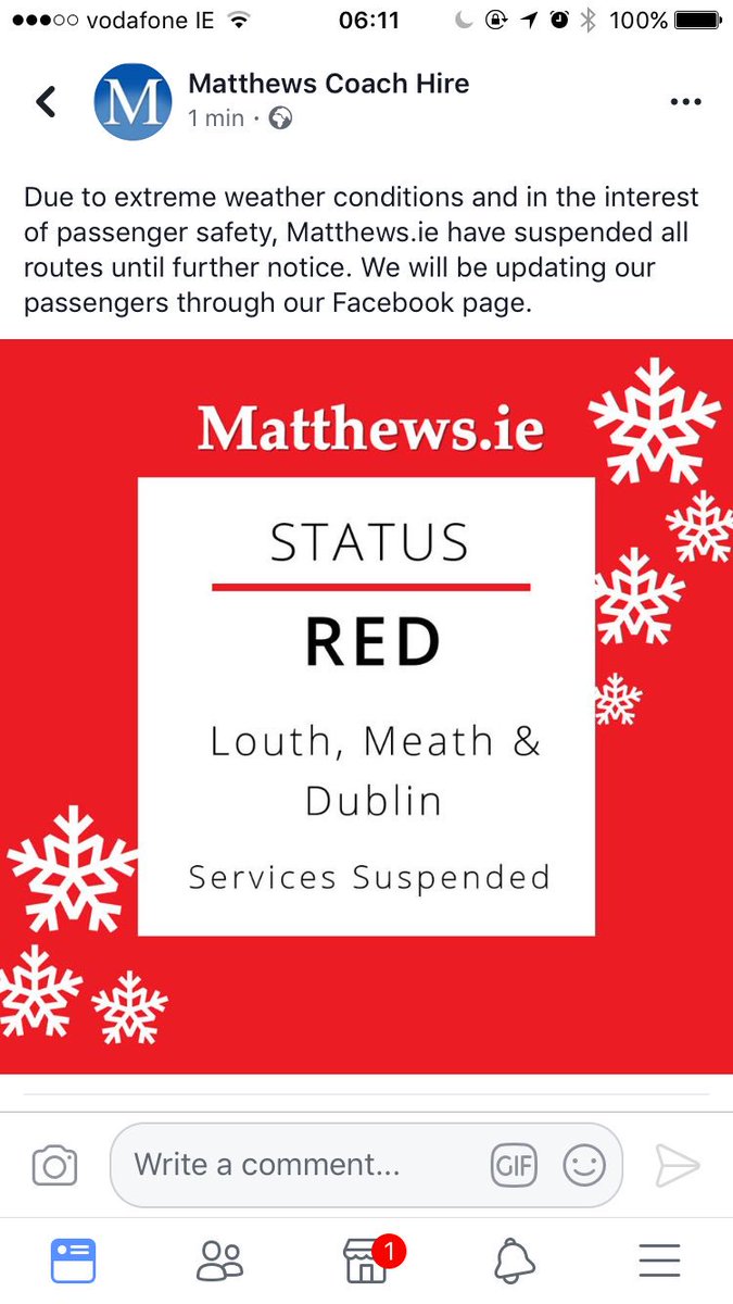 Harriskaty's tweet photo. For anyone travelling to or from Dublin Drogheda or bettystown,  Matthews coach #redwarning #matthewsbus https://t.co/XocO5xth4l