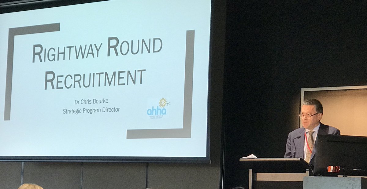 ahmrc's tweet photo. @chrisbourke talks about #RightwayRound recruitment at #LHPNationalForum2018 - “Do I want to work for you?” - #5steps #lighthouseproject https://t.co/GSHuU0UUBE