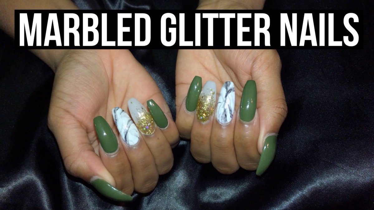 erickaxb_'s tweet photo. #nailart #naildesign #marblenails #glitternails #acrylicnails #erickab #YouTubers #nailtutorial Olive for Green Marble and Glitter Nails ๐
๐ผ https://t.co/zhxCaqf4Hr
