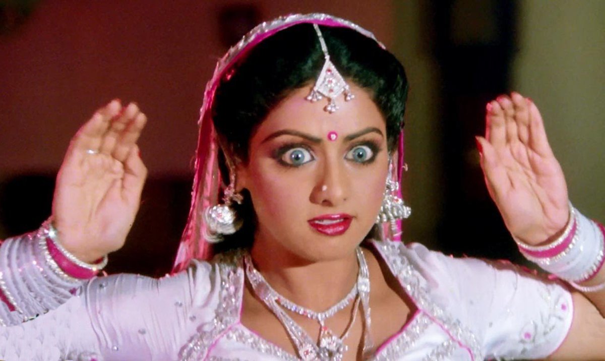 Movies N Memories on Twitter: "#RIPSridevi #Sridevi 🌹 Harmesh Malhotra's  Nagina (1986) with Rishi Kapoor and Amrish Puri was the first movie with  #SrideviJi playing the central character. Main Teri Dushman, Dushman