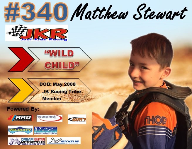 JustKidsRacing's tweet photo. Rider Profile for Matthew 'Wild Child' Stewart, MX #340 / GXCC #J340. The calm and collected tribe member (Until you get him on the track!) @MichelinTyres @RadMoto #Pneumachtech #DreamAdventureMotorcycles #VelocityLubricants #WDIce #WMR https://t.co/nc1wtjbQLf