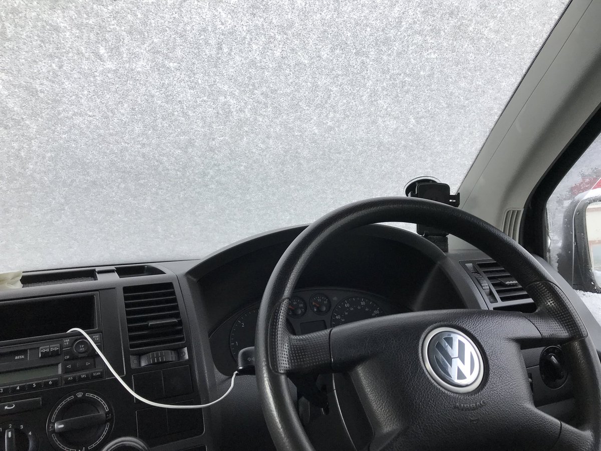 I like to think of it as extra insulation... #vanglooo #snowedin #beastfromtheast