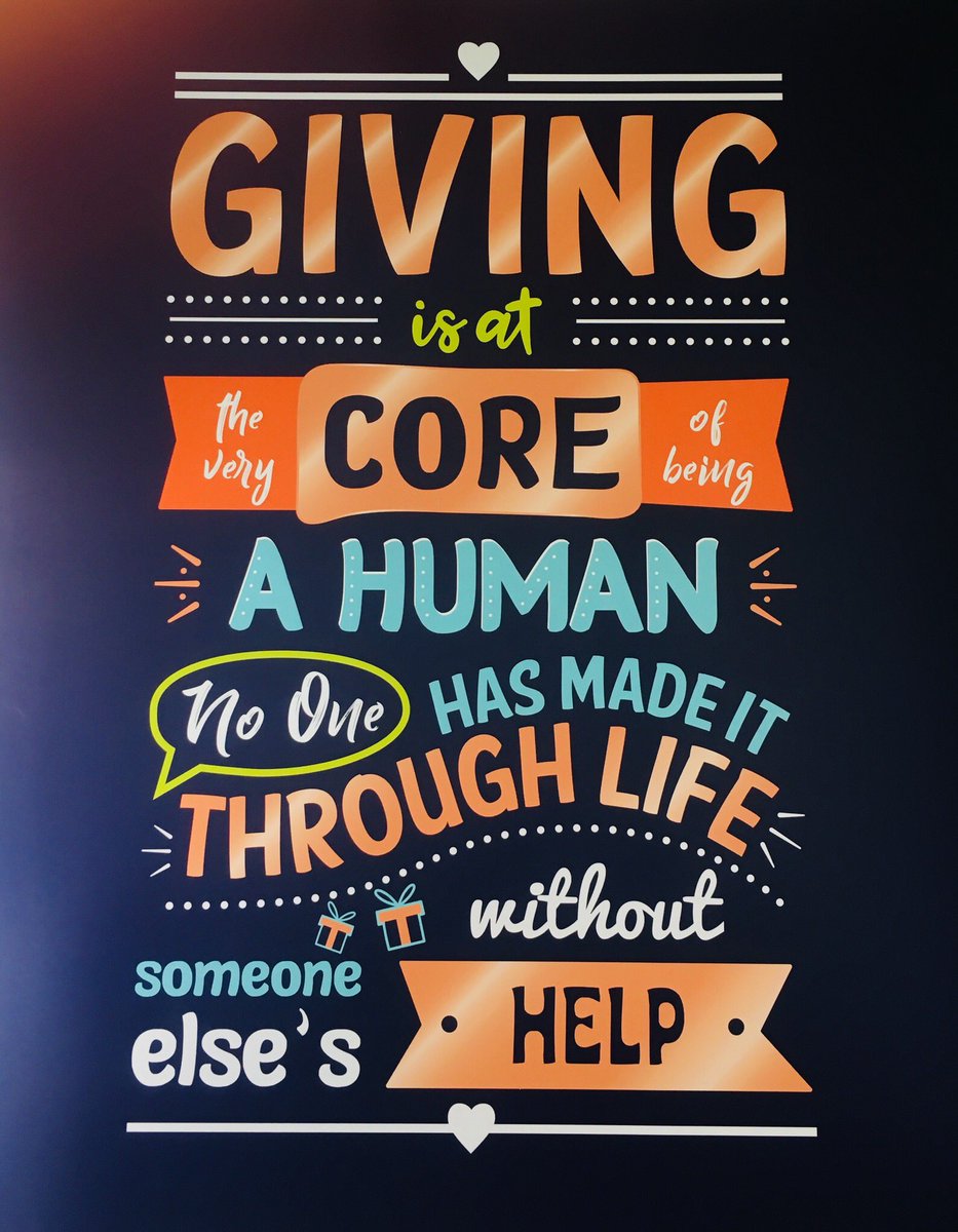 FollowDFG's tweet photo. Found this huge graphic wall mural at a non-profit organisation that dreams to build a #CityofGood. The words on the wall inspired this, “How have I helped someone in need recently?” #giving #BeingHuman #DoingGood  #DFG #HelpSomeoneToday https://t.co/CvOdiGX1MY
