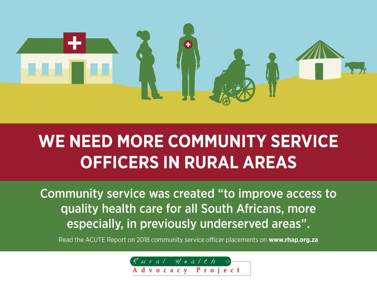 RHAPnews's tweet image. There are large numbers of CSO's concentrated in urban areas. This is contrary to the Community Service and Internship Placement Guideline 2017-2018.  @HealthZA what are you doing for equitable distribution of HCWs? #equitablehealth #ruralmatters @TAC @SECTION27news @Bhekisisa_MG