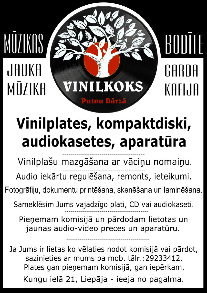 wes391's tweet photo. Mūzikas bodīte https://t.co/2z5vRriR2M