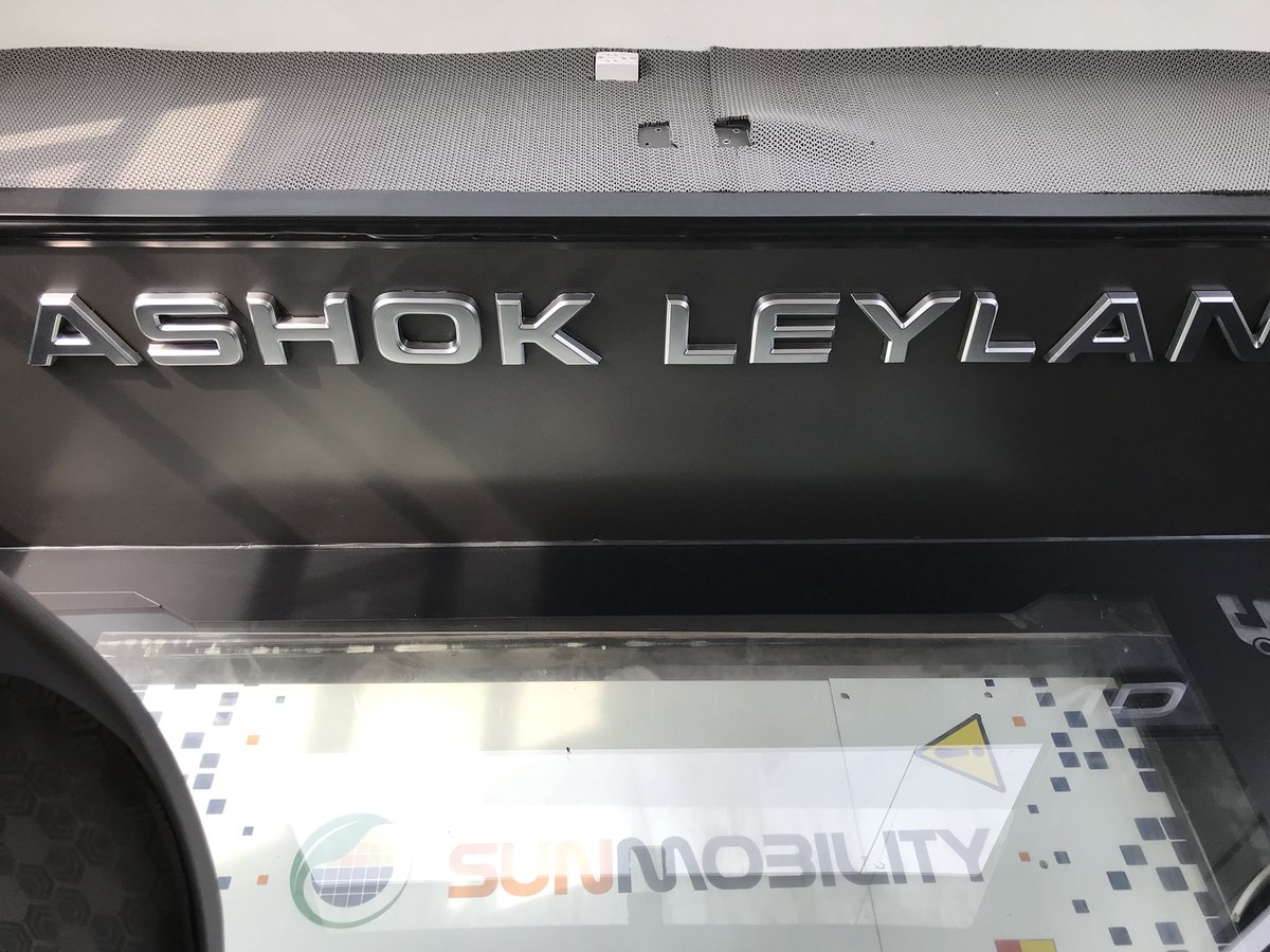 ciclistamaluca's tweet photo. Nothing more exciting than riding an EV bus! Great innivative work by Sun Mobility and Ashok Leyland! @mc_vivek @ShaktiFdn https://t.co/CJko5FZKgg