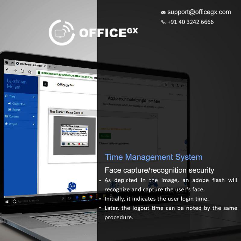 officegx's tweet image. Utilize every Second,Track your #time with #OfficeGx.#TimeManagementSystem
For more details visit our website at officegx.com.