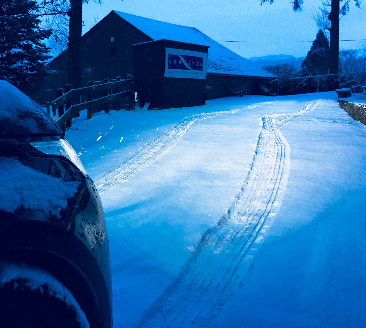 The snow is here, but so are we :-)#busy