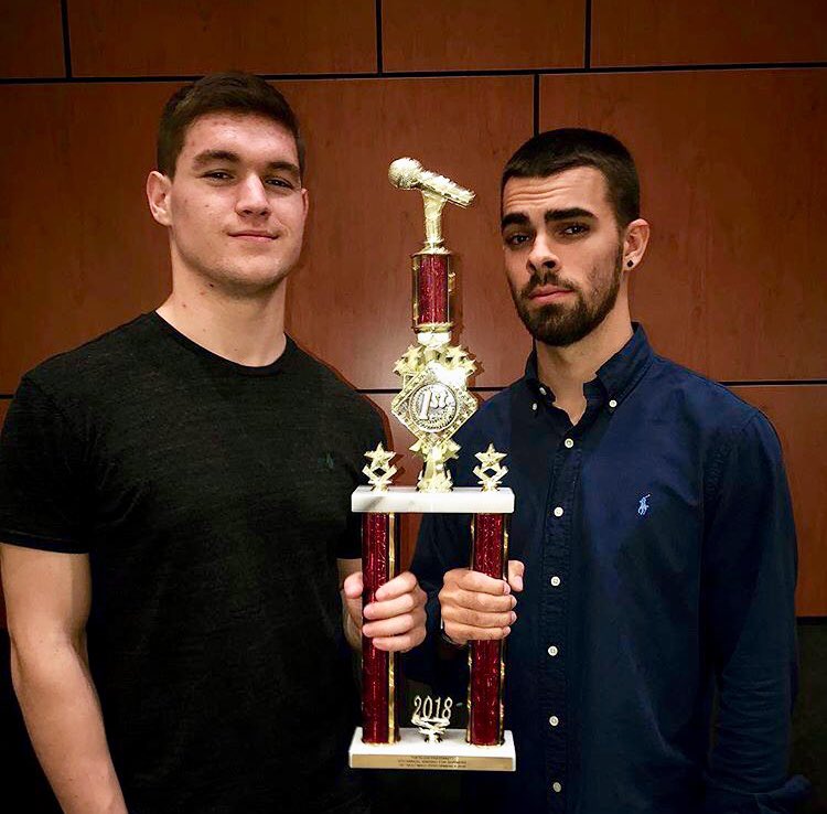 usfzbt's tweet photo. Not one, not two, but this makes the third year in a row Brothers Liam and Alex win 1st place in @thetachiusf Singing for Shriners! Thanks to everyone who supported us, we’ll see you next year to pick up our fourth #WinnersWin #3Peat https://t.co/t6KtHYMjkb