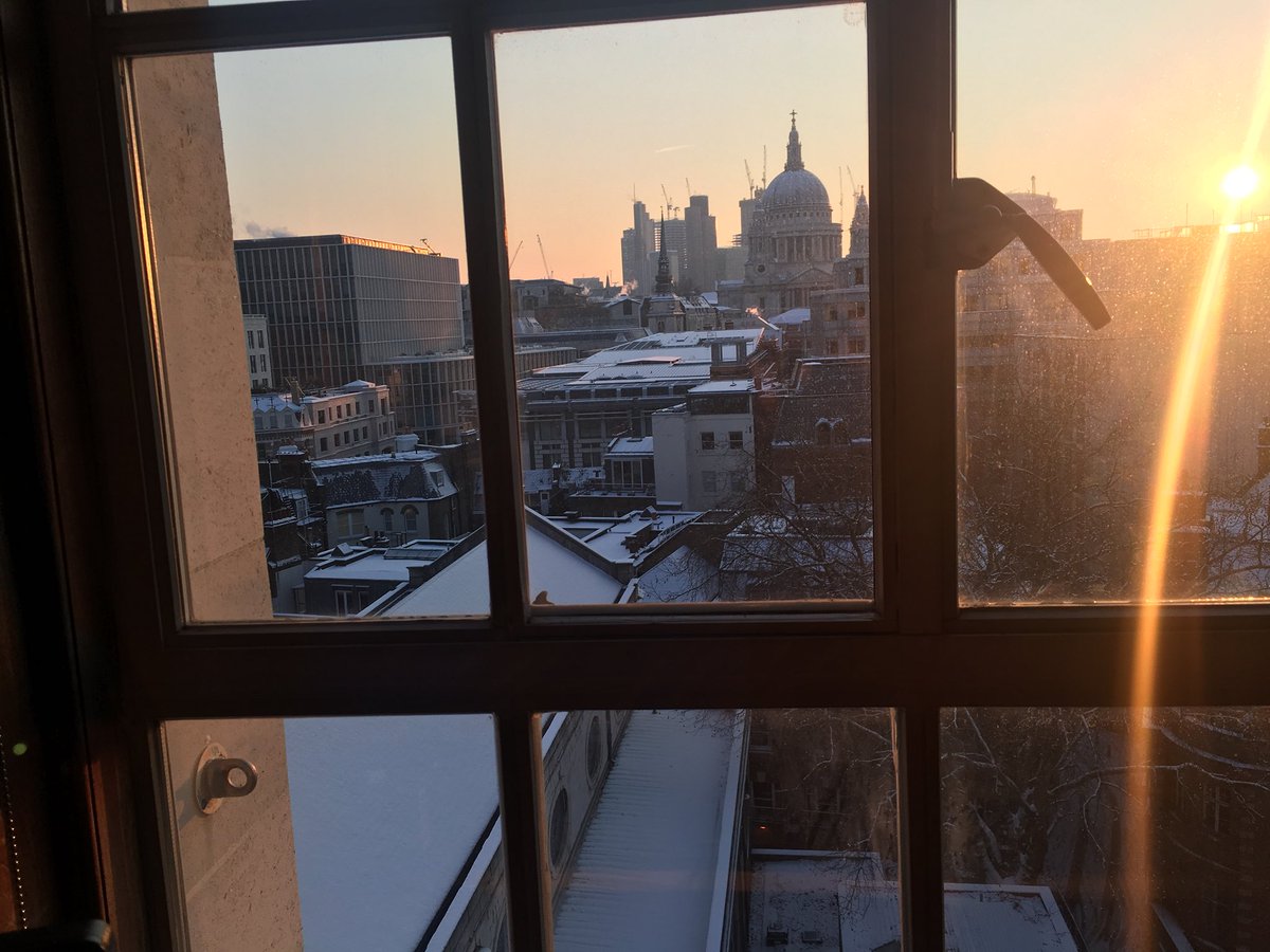 EmploymentRLB's tweet photo. Lovely snowy view from the office this morning. Happy Wednesday! https://t.co/vPeKU5FsO8