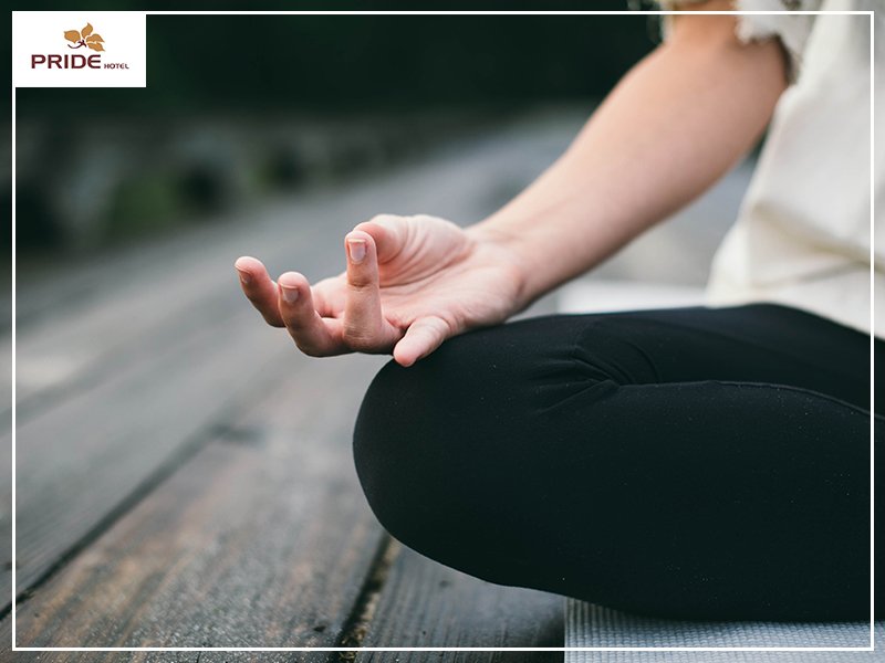 Breathe in relaxation, breathe out tension. Relax after a stressful day at Pride Hotel: bit.ly/2c3i6wp #PrideHotel #Yoga #Relax #Delhi