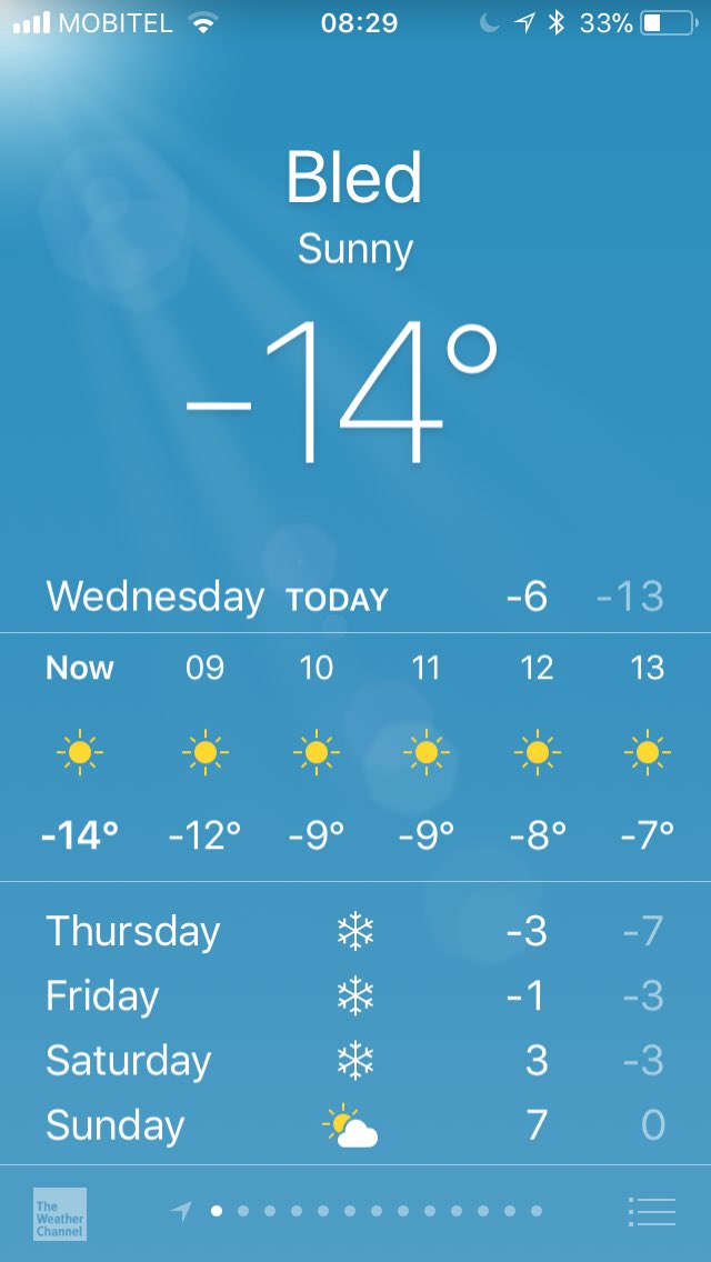 Alpine_Retreat's tweet photo. Today in Bled we have minus 14 degrees BEFORE wind chill, a wonderful sunny day ahead! https://t.co/aGQii2RVHv