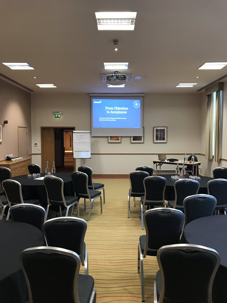 JaysonWDarby's tweet photo. Getting set-up for our final day of the #GLE18 global conference with a series of commercial workshops! #thomasinternational @ThomasInt_UK #globalsalesexcellence https://t.co/sg9CD0w2sb