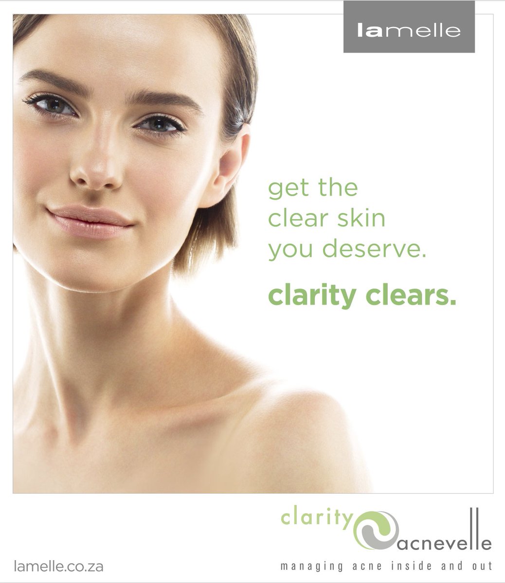 Get the clear skin you deserve with Clarity. #ClarityClears