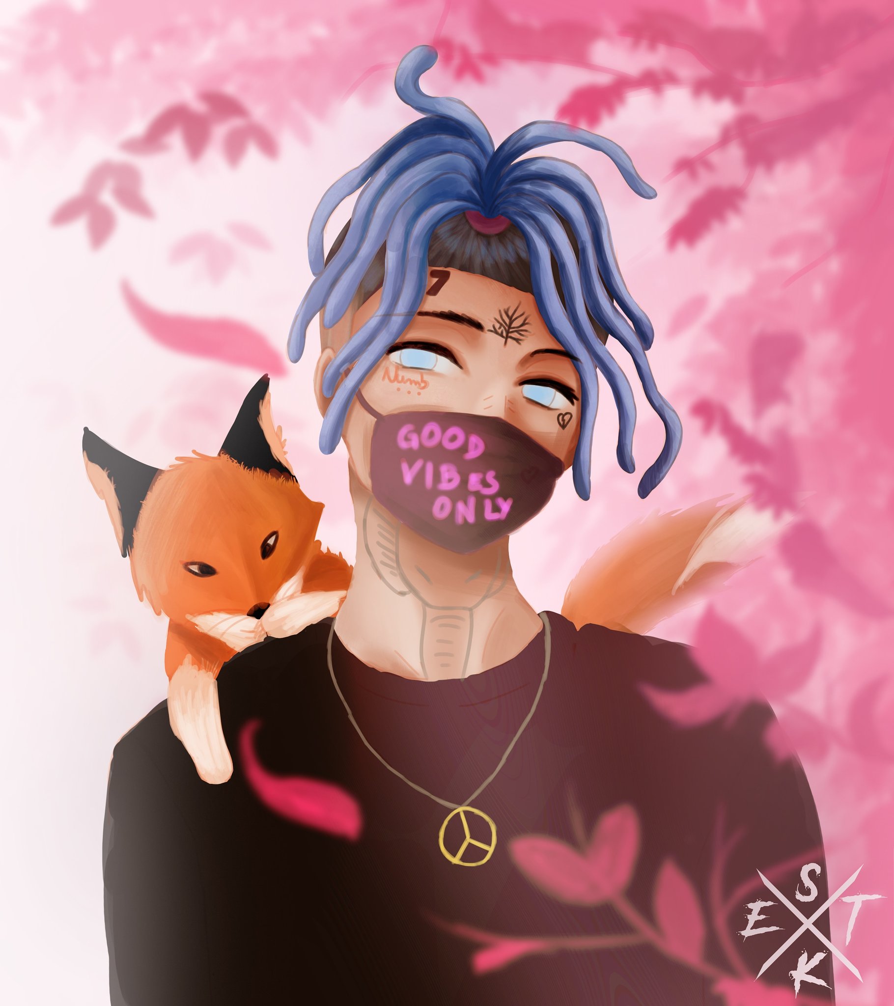 Stek on Twitter: "@xxxtentacion Anime Themed Fanart. Likes/RT are