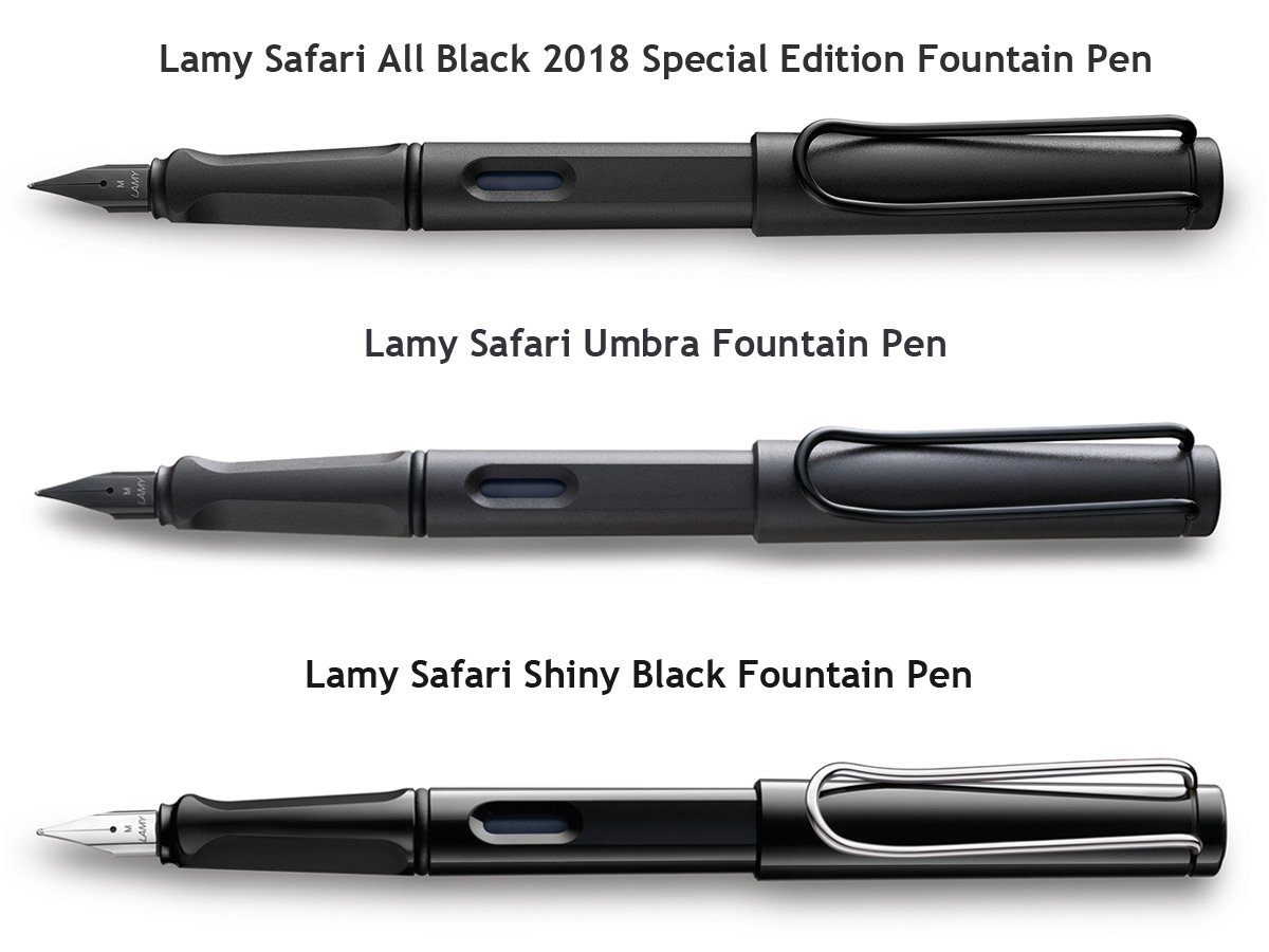Voordracht Nylon Leuren The Pen and Paper a Twitter: "Pre-Order The Brand New Lamy Safari All Black  2018 Special Edition Pens - Get A Free Pack Of T10 Cartridges With The  Fountain Pen! https://t.co/fuNHxRG9qI #Lamy #