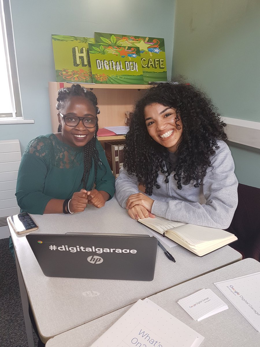 <a href="/GracieMiranda/">Grace Miranda Sutton</a> from #Birmingham <a href="/GoogleUK/">Google UK</a> #digitalgarage at today's #digital den #job club at <a href="/LadywoodJobClub/">Ladywood Job Club</a> with @SuitedForBham