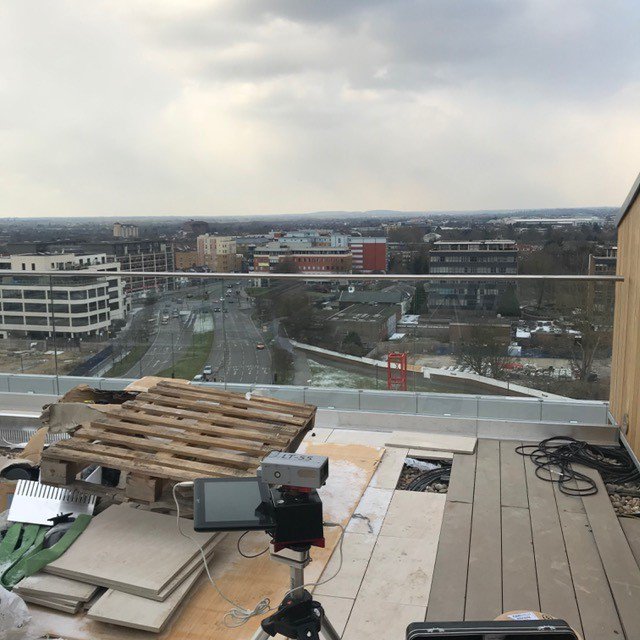 TheWharfBlog's tweet image. One of our templators is embracing the brisk winter weather this morning with an outdoor template for a Roof Top Bar, hopefully it warms up a little for Install. ❄️☃️❄️
