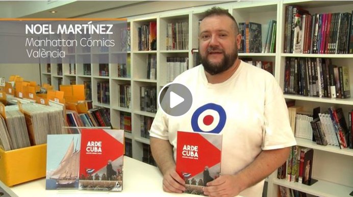 FundacioFull's tweet photo. La #llibreriarecomana  @manhattancomics de València ens proposa 'Arde Cuba' d'Agustí Ferrer Casas @grafitoed https://t.co/0FhRETq583 https://t.co/P6DlhYR9aF