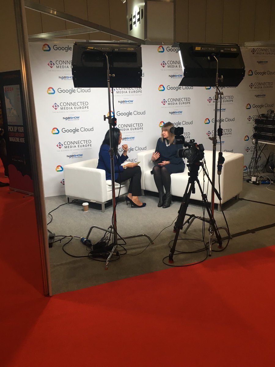 Vualto's tweet photo. Our Director Camilla talks all things #live2VOD with @BridgidNzekwu @BVExpo #vureplay #makingyouronlinevideohappen https://t.co/tgSyTccw6F