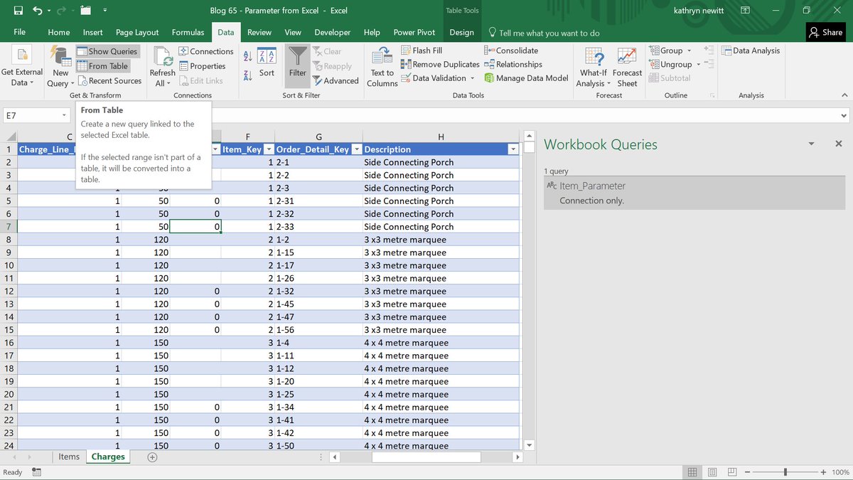 kathrynnewitt's tweet image. Using Excel data as a parameter in Power Query sumproduct.com/blog/article/p… #powerquery