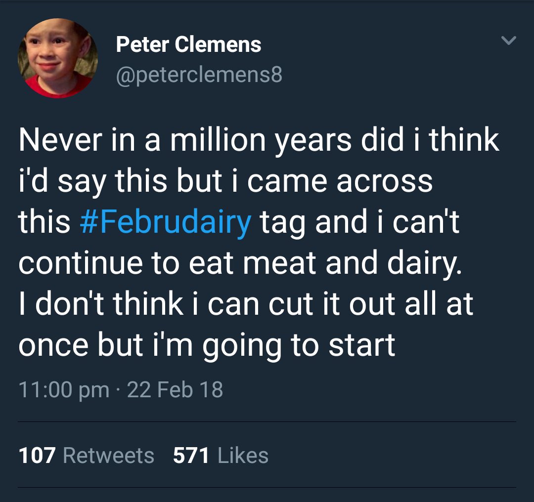 Beccaasauruss's tweet photo. Thanks Dr. Capper and #Februdairy for creating a greater platform for #vegan activists to expose the heinous dairy industry for what it is. Many compassionate people now see through your whitewashing attempt.
#ProudOfDairy #ShoutAboutDairy #TellItLikeItIs #TellItLikeItREALLYIs https://t.co/jVg4QIQKal